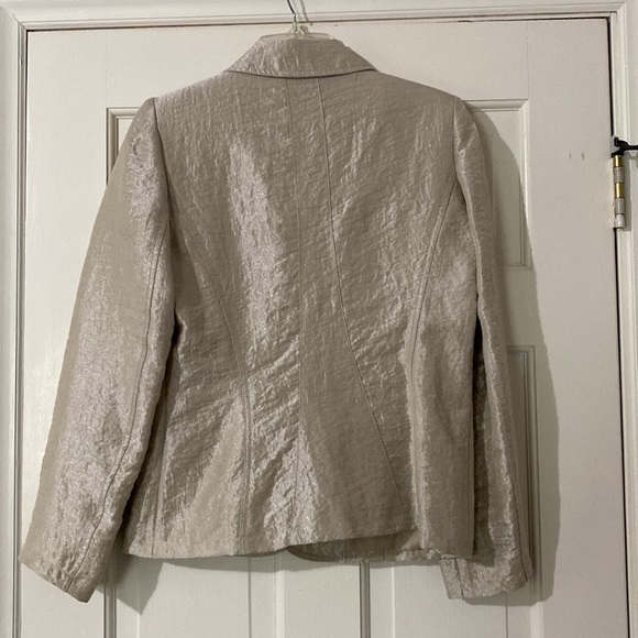 Harve Bernard Metallic Tan Blazer - Picture 5 of 5